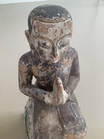 Birmese monnik - Hout - Myanmar - Eind 20e eeuw