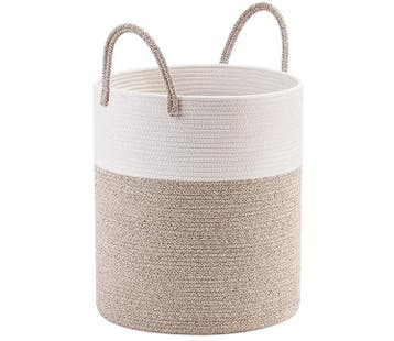 Slimlogy - Wasmand Katoen - Opbergmand 52 ltr - Mand Rond me, Ophalen of Verzenden