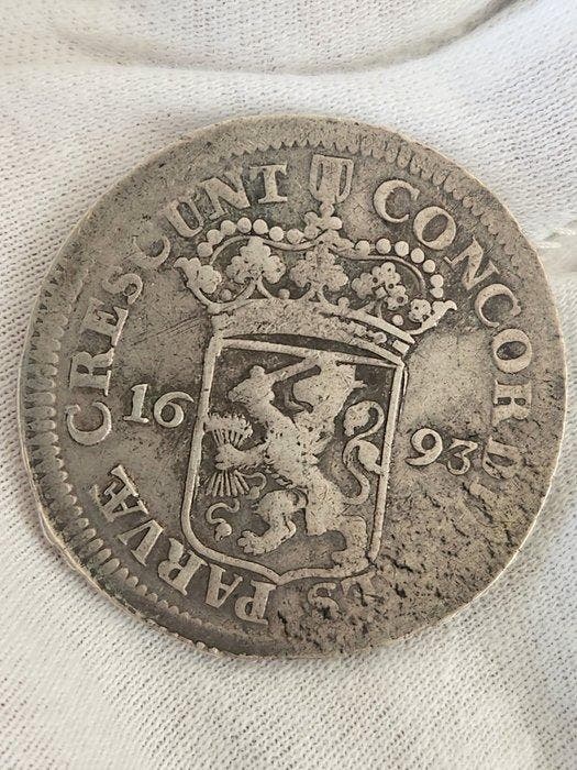 Nederland, Holland Silver Ducat ( Zilveren Dukaat ) 1693, Postzegels en Munten, Munten | Nederland