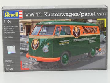 Schaal 1:24 Revell 07076 VW T1 kastenwagen/panel van bouw..., Ophalen of Verzenden, Gebruikt, Revell