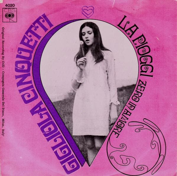 Gigliola Cinquetti - La Pioggia / Zero In Amore, Cd's en Dvd's, Vinyl | Pop, Gebruikt, Verzenden