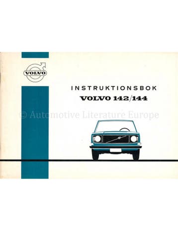 1971 VOLVO 142 | 144 INSTRUCTIEBOEKJE ZWEEDS