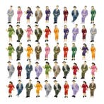 Set figuren zittend - 50 stuks - eigen merk, Hobby en Vrije tijd, Modelbouw | Figuren en Diorama's, Verzenden, Nieuw