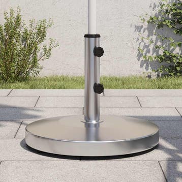 vidaXL Parasolvoet voor stokken van Ø32/38/48 mm 25 kg rond, Verzenden