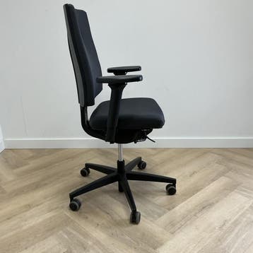 Viasit Linea Mondriaan NPR 1813 bureaustoel, antraciet, Ergonomisch, Gebruikt, Zwart, Bureaustoel