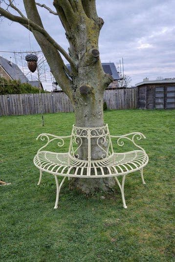 Tree Bench Hearts White - New - Établi - Métal