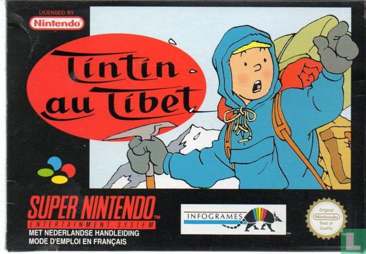 TinTin au Tibet (Losse Cassette) (SNES Games), Consoles de jeu & Jeux vidéo, Jeux | Nintendo Super NES, Enlèvement ou Envoi