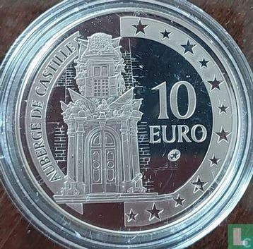 Malta 10 euro 2008 (PROOF) Auberge de Castille, Verzenden, Overige landen, Goud, 10 euro
