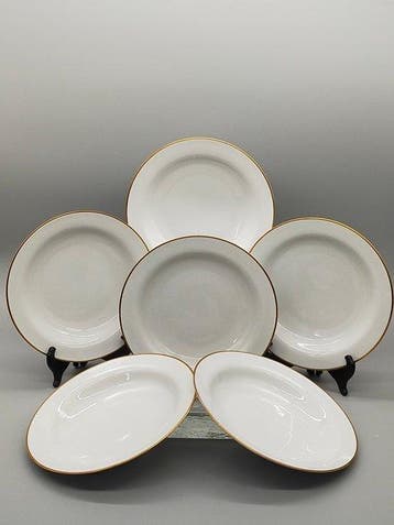 Zeh Scherzer Suppenteller Set – Elegantes Porzellan mit, Antiquités & Art
