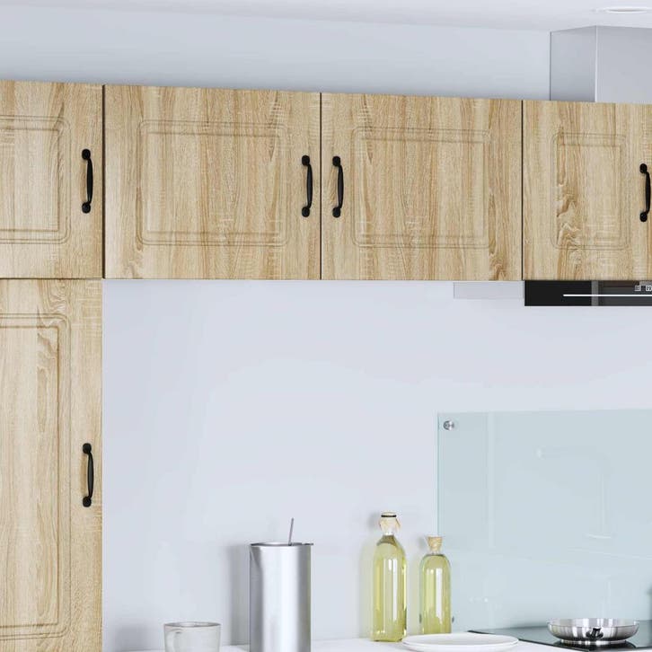 vidaXL Vaatwasserpaneel Kalmar 2 st Sonoma Eik Bewerkt hout, Maison & Meubles, Armoires | Autre, Envoi