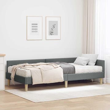 vidaXL Hoekbedframe met Matras Anders met hoofdeinde 2 st, Huis en Inrichting, Verzenden, Nieuw