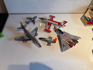mitsuhasi - Speelgoed vliegtuig - 5 fighter jets - 1960-1970