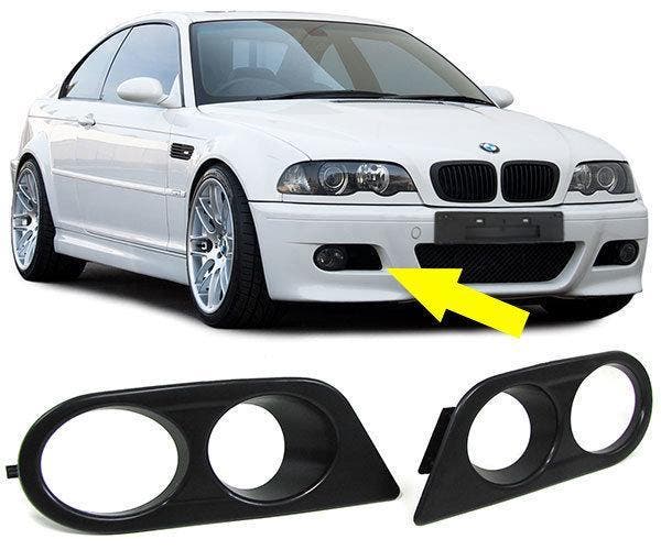 Mistlamp Covers BMW E46 Met M3 of EVO Voorbumper B5512, Autos : Pièces & Accessoires, Carrosserie & Tôlerie