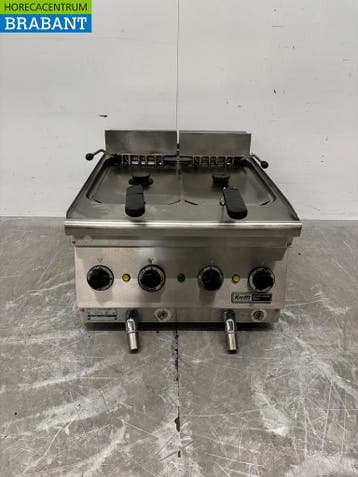 RVS Kreft Frituur 2 x 12 liter 50 cm 400V Horeca, Ophalen of Verzenden, Nieuw in verpakking