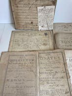 Varios autores - Lote de 9 libros sobre música - Particellas