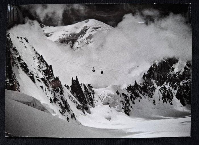Pierre Tairraz (1933-2000) - Chamonix . Alpes . Aiguille du, Antiek en Kunst, Kunst | Designobjecten