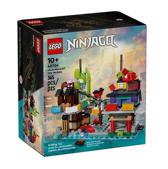 Lego - Micro Ninjago City Markets - 40706, Collections, Collections Autre, Envoi