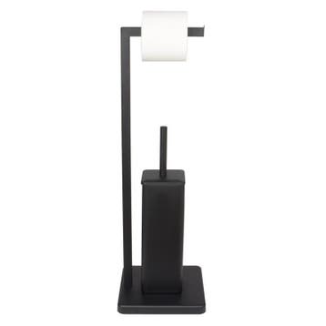 WC Rolhouder Toiletborstel Zwart | Nieuw | Scherpe Prijs, Huis en Inrichting, Minder dan 50 cm, Nieuw, Ophalen of Verzenden, Minder dan 25 cm