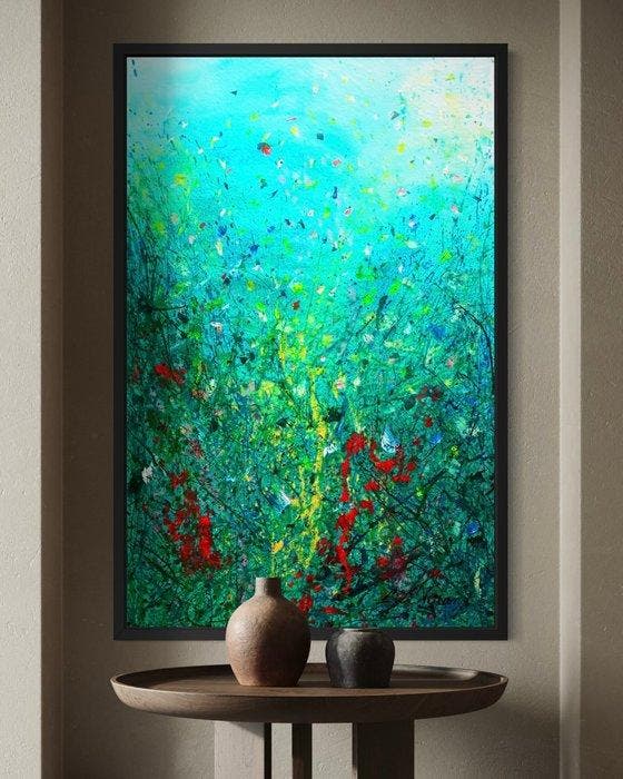LINA VERANO - UNDERWATER #20 - XL, Antiek en Kunst, Kunst | Schilderijen | Modern