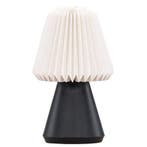 Rebellenclub Matai Tafellamp - Zwart/wit - Nieuw in, Verzenden, Nieuw, Hout, Minder dan 50 cm