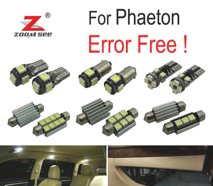 Kit 34 Ampoules Led Intérieur Pour Volkswagen Vw Phaeton 200, Autos : Pièces & Accessoires, Éclairage, Envoi