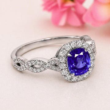 Sans prix de réserve - Bague de fiançailles Argent - 5.15ct.