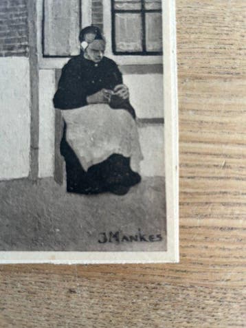 Jan Mankes (1889-1920) - Breiend vrouwtje