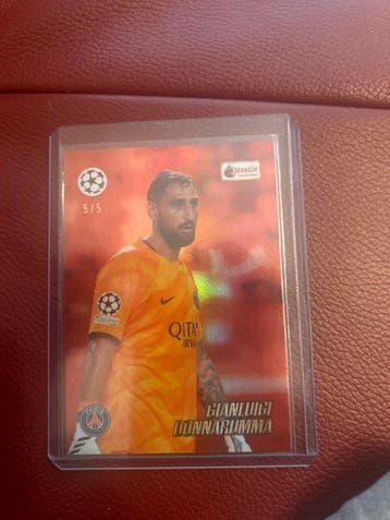 Topps Merlin Heritage Gianluigi Donnarumma 5/5 Carte, Nieuw