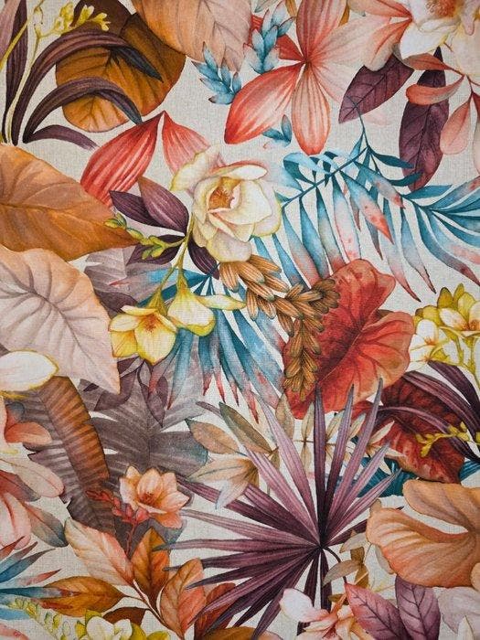 NIEUW stof Botanical Colonial Garden exclusieve stof, Antiek en Kunst, Antiek | Tapijten, Tafelkleden en Textiel