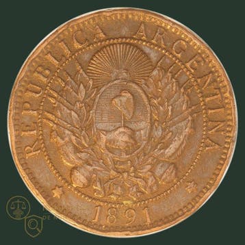 Argentinië. Set of 2, 5, 10 and 20 Centavos 1891-1938 (14