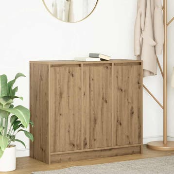 vidaXL Dressoir ambachtelijk spaanplaat hout ambachtelijk, Huis en Inrichting, Kasten | Dressoirs, Verzenden, Nieuw