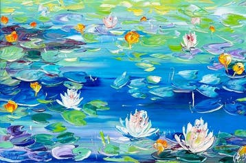 Svitlana Andriichenko - Funny water lilies