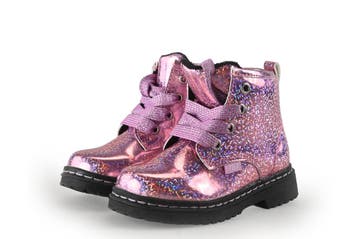 Leone Boots Meisjes in maat 22 Zilver, Verzenden, Schoenen