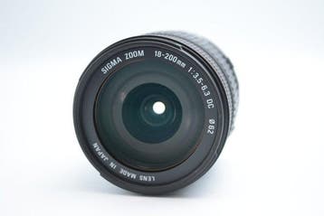 Sigma DC 3.5-6.3/18-200mm for Canon EF Cameralens, Nieuw