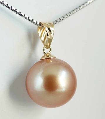 Zonder minimumprijs - Hanger - 18 kt. Geel goud - Rond,