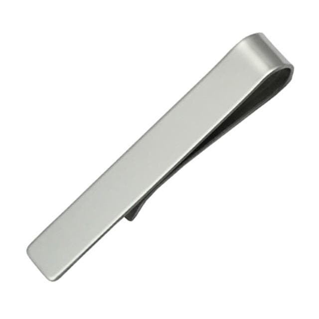 Fako Bijoux - Dasspeld - Clip - 48mm - Zilverkleurig, Kleding | Heren, Stropdassen, Verzenden