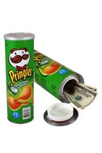 Chips Stash Can Safe – Verborgen Kluis in Chipsblik  Groen, Verzenden
