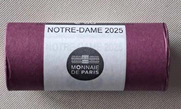 Frankrijk. 2 Euro 2025 Notre Dame de Paris (25 monete) in