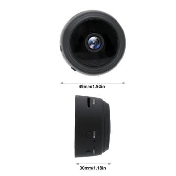 Wifi mini camera magneet magnetisch FULLHD + APP *zwart*, Verzenden, Nieuw
