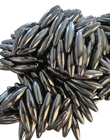 Magnetische hematieten - magneten Ovaal van 6 cm! Nieuw