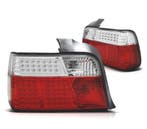 Feux Arrière Pour Bmw Série 3 E36 91-99 Led Rouge Chromé, Verzenden