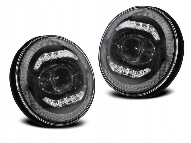 Koplamp units LED Angel Eyes geschikt voor Jeep Wrangler, Autos : Pièces & Accessoires, Éclairage, Envoi