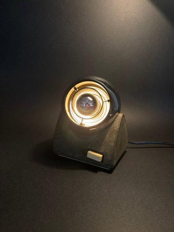 Lampe de table - Chrome, Métal - Lampe de table vintage