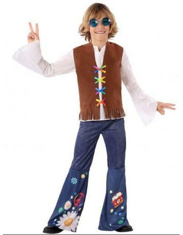 Hippie kostuum voor jongens, Ophalen of Verzenden