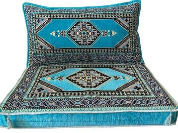 Kelim - 95 cm - 70 cm - Coussin ottoman et oreiller