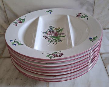 Keller&Guerin de Luneville Aspergeborden - Eetservies (8) -