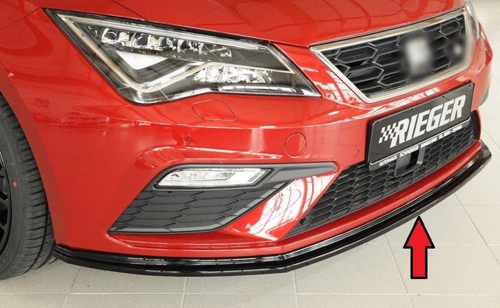 Front splitter voor Seat Leon FR (5F) / Leon Cupra (5F), Autos : Divers, Tuning & Styling, Enlèvement ou Envoi