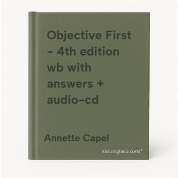 Objective First - 4th edition wb with answers + audio-cd, Verzenden, Zo goed als nieuw, Annette Capel