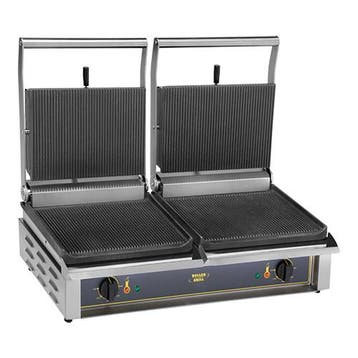 Contactgrill Panini-Double (gegroefd/gegroefd) | 3kW | met, Verzenden