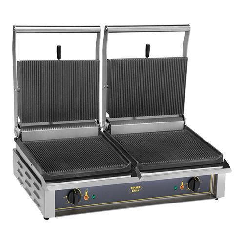 Contactgrill Panini-Double (gegroefd/gegroefd) | 3kW | met, Articles professionnels, Horeca | Équipement de cuisine, Envoi